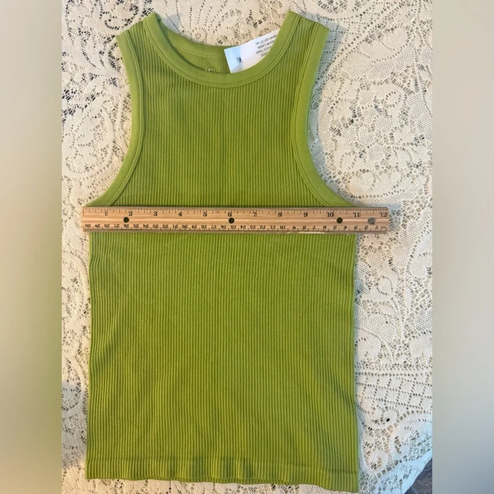 No Boundaries Juniors Seamless Tank Top, Women's Size XS (1) Deco Green